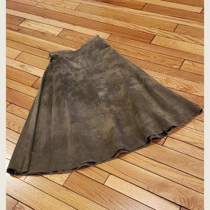 Bonwit Teller Suede Skirt